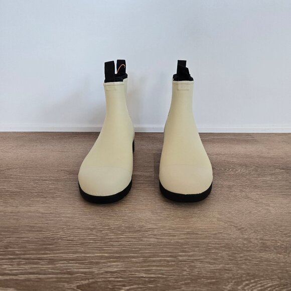 Quince Waterproof Ankle Rain Boots Stone Cream Chelsea Style Sz 8 New With Tags - Picture 5 of 13